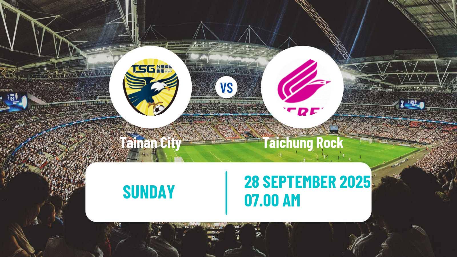 Football Taiwan Premier League Tainan City - Taichung Rock