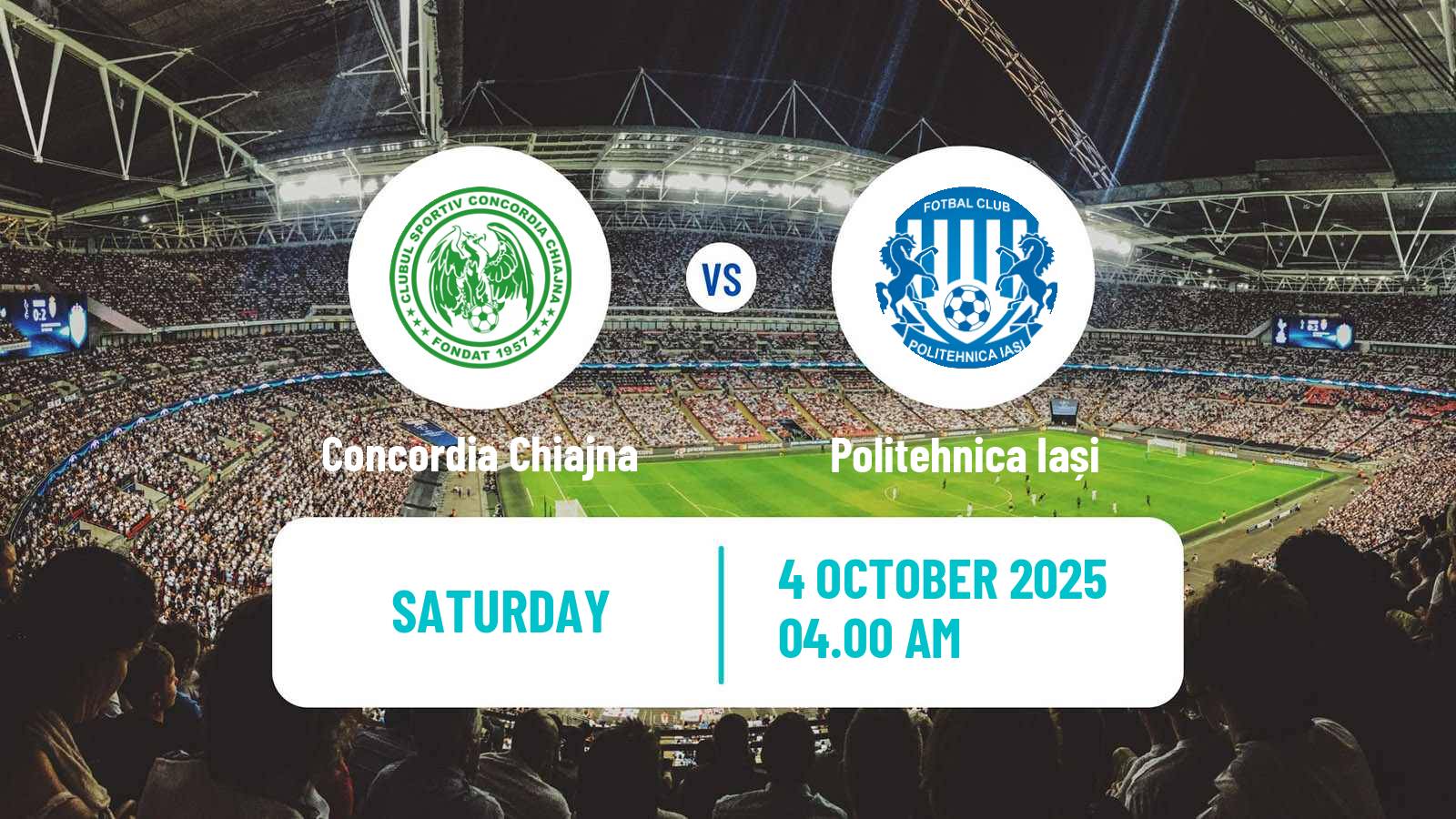 Football Romanian Division 2 Concordia Chiajna - Politehnica Iași