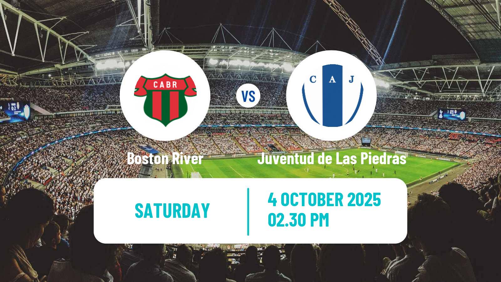 Football Uruguayan Primera Division Boston River - Juventud de Las Piedras