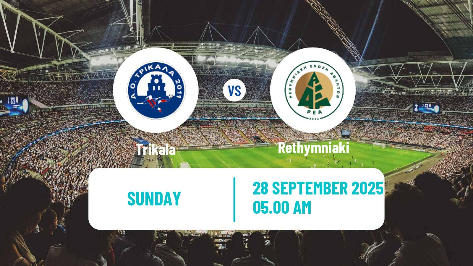 Football Greek Division A Women Trikala - Rethymniaki