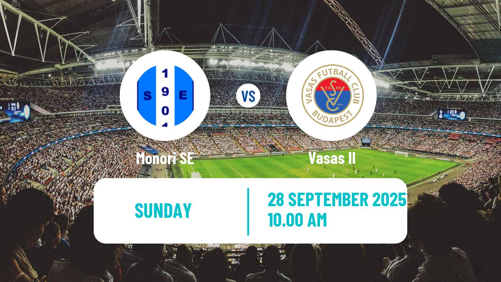 Football Hungarian NB III Southeast Monori - Vasas II