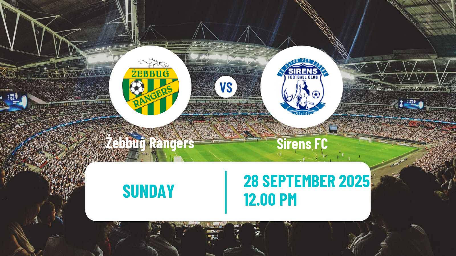 Football Maltese Challenge League Żebbuġ Rangers - Sirens