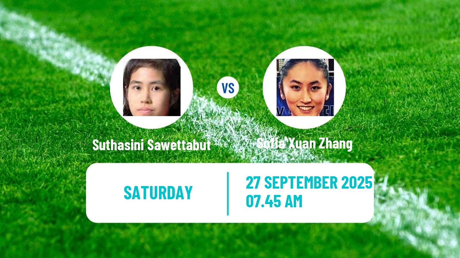 Table tennis China Smash Women Suthasini Sawettabut - Sofia Xuan Zhang