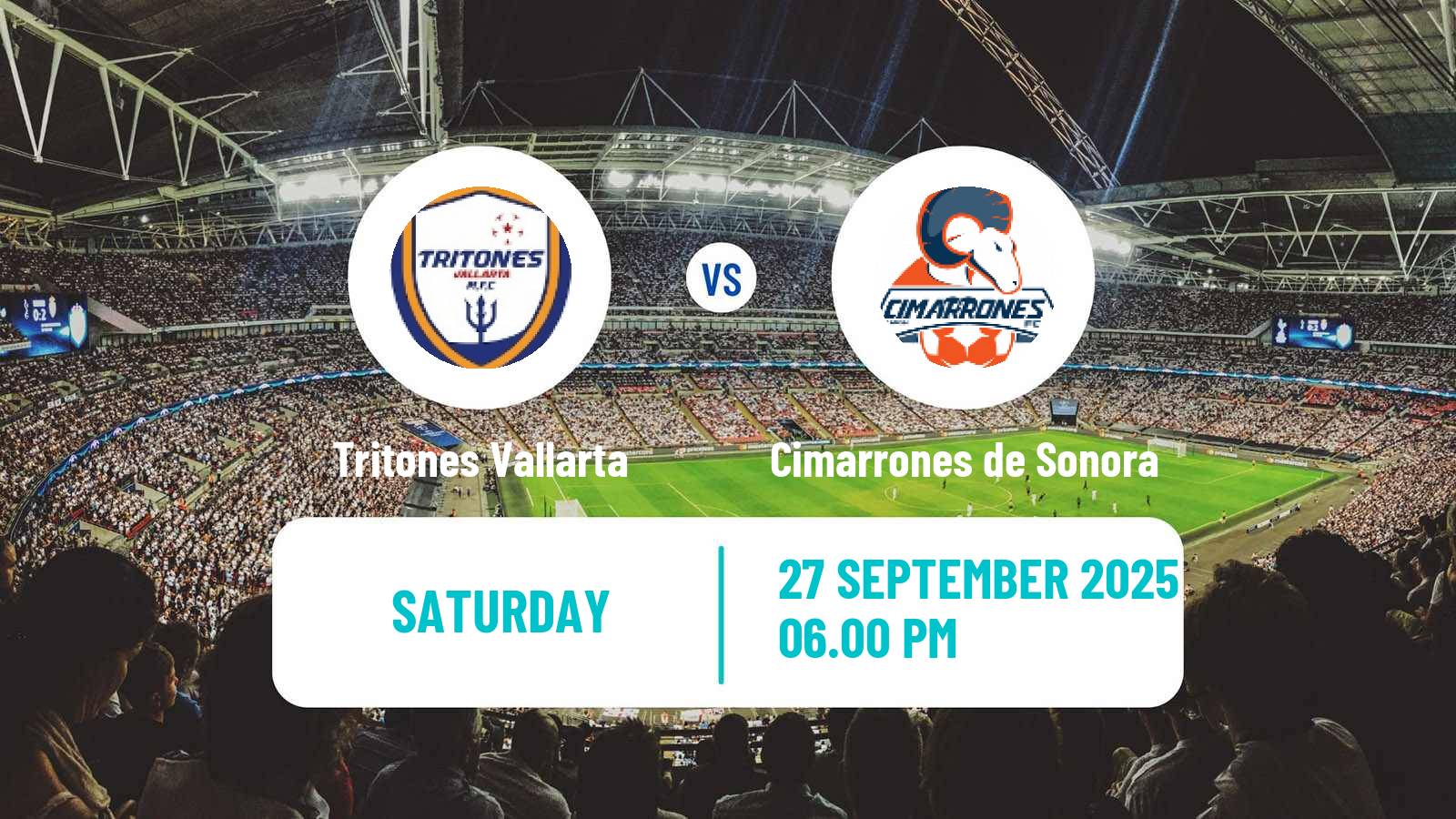 Football Mexican Liga Premier Serie A Tritones Vallarta - Cimarrones de Sonora