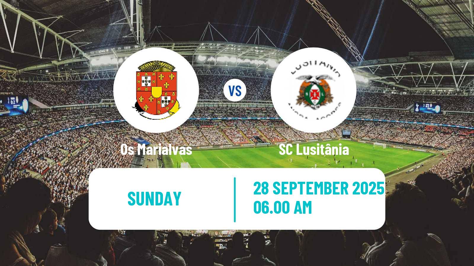 Football Campeonato de Portugal - Group C Os Marialvas - SC Lusitânia