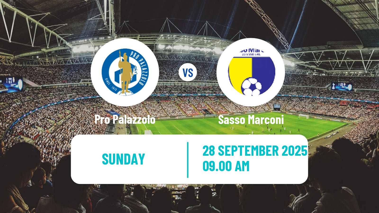 Football Italian Serie D - Group D Pro Palazzolo - Sasso Marconi