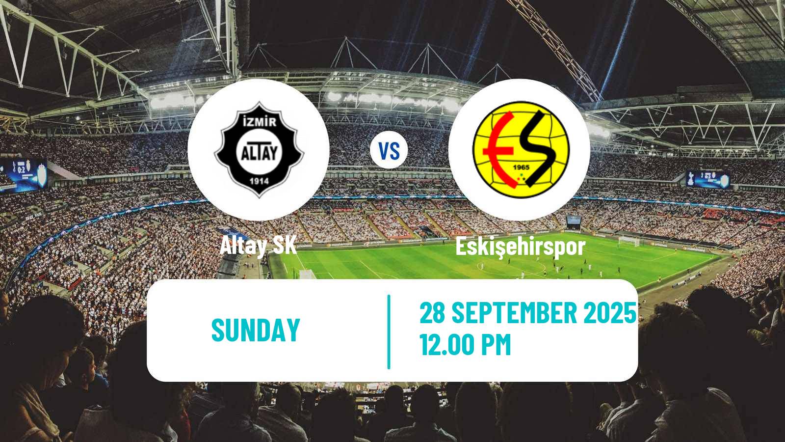 Football Turkish 3 Lig Group 4 Altay - Eskişehirspor