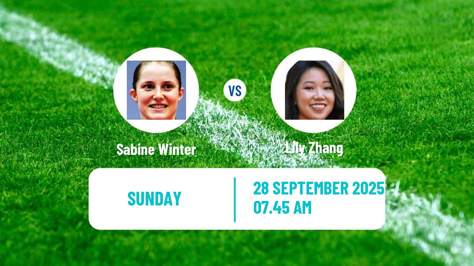 Table tennis China Smash Women Sabine Winter - Lily Zhang