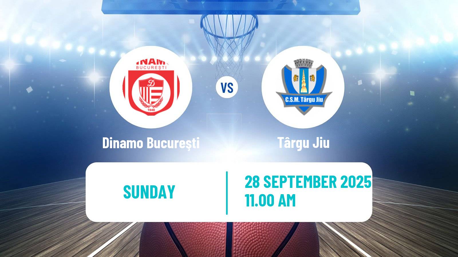 Basketball Romanian Cup Basketball Dinamo Bucureşti - Târgu Jiu