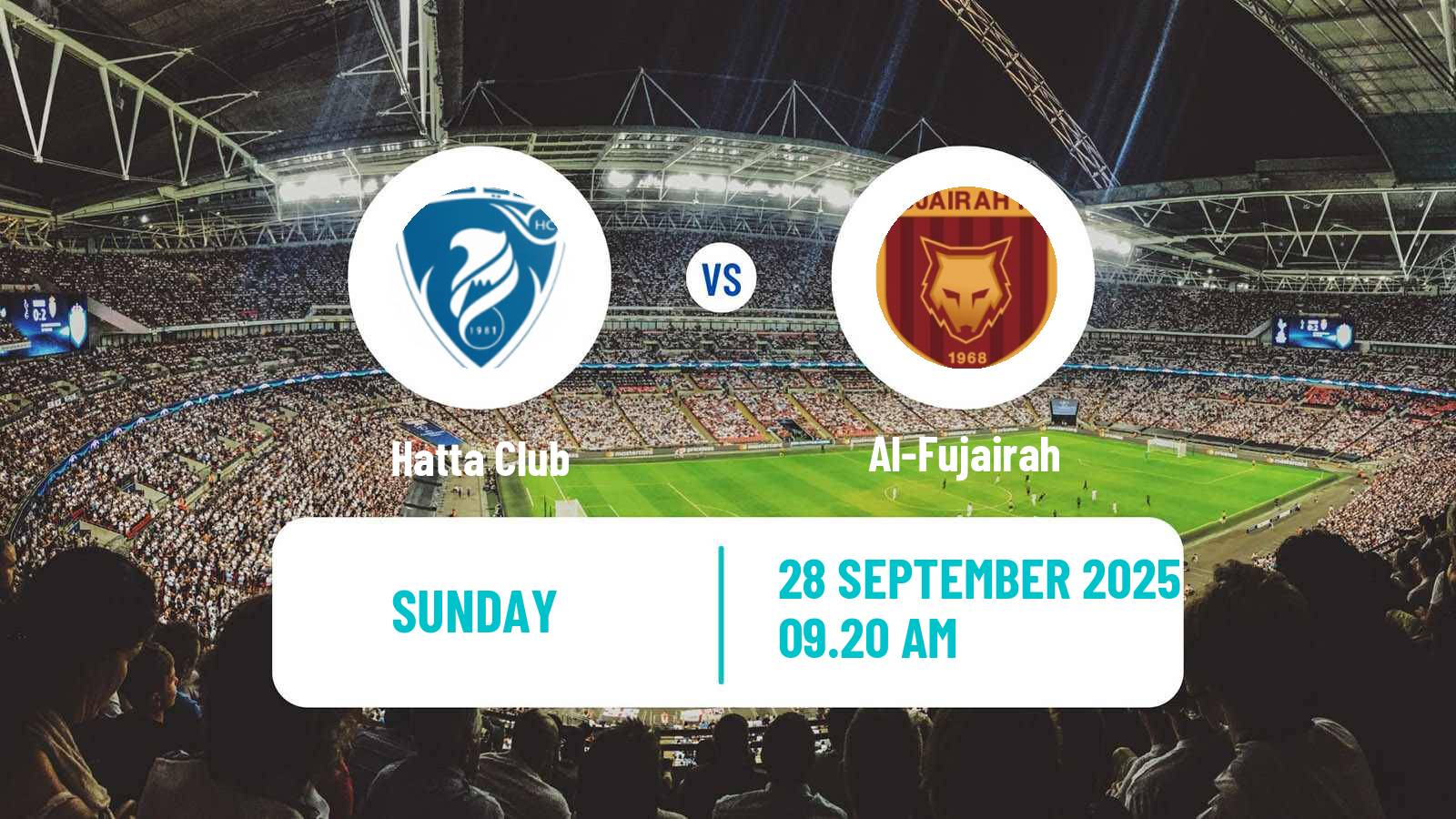 Football UAE Division 1 Hatta - Al-Fujairah