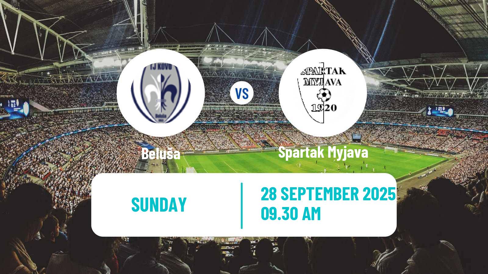 Football Slovak 3 Liga West Beluša - Spartak Myjava