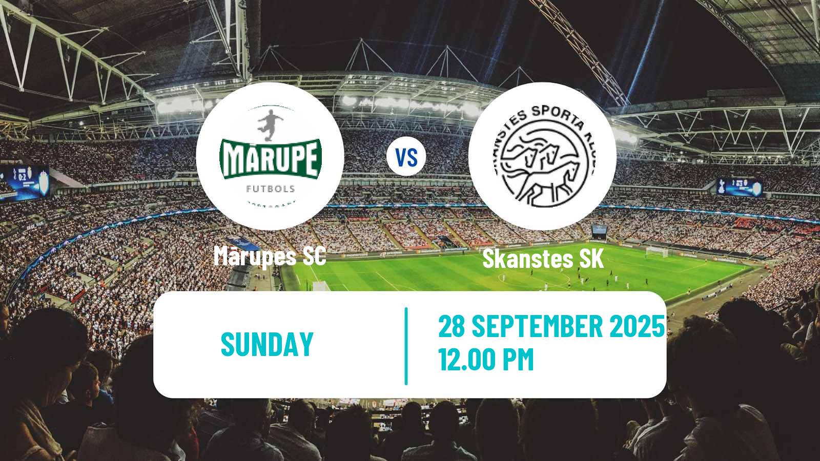 Football Latvian 1 Liga Mārupe - Skanstes