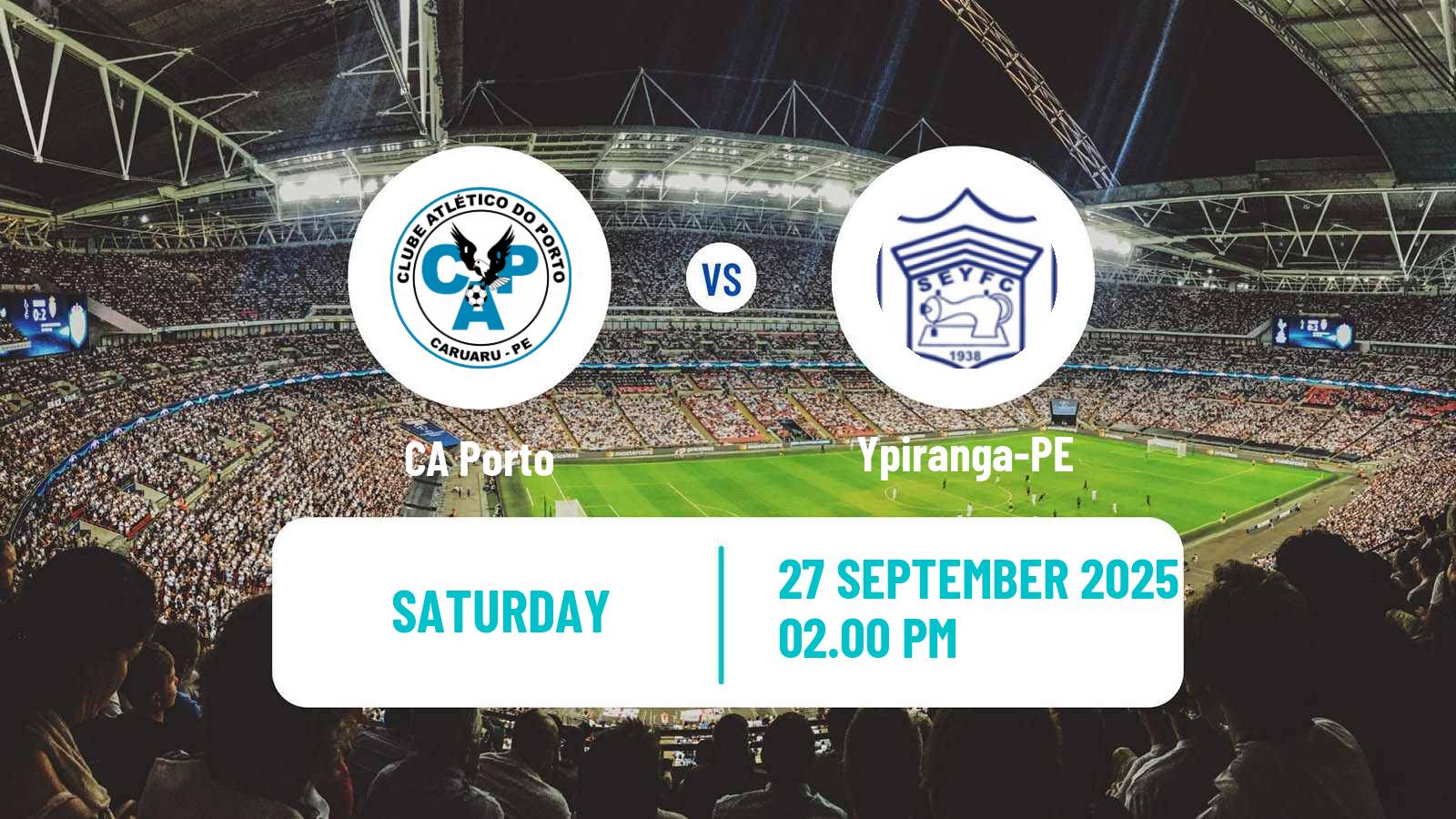 Football Brazilian Pernambucano 2 CA Porto - Ypiranga-PE