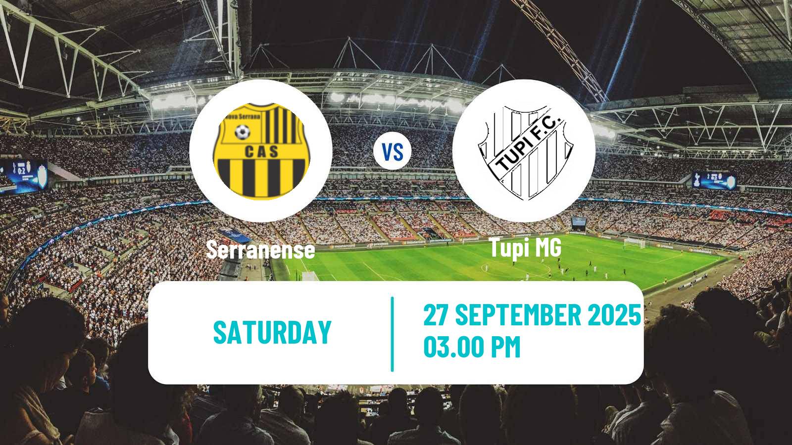 Football Brazilian Mineiro 3 Serranense - Tupi MG