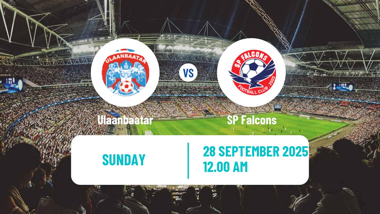 Football Mongolian Premier League Ulaanbaatar - Falcons