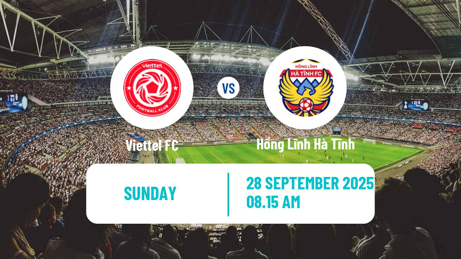Football Vietnamese V League 1 Viettel - Hồng Lĩnh Hà Tĩnh