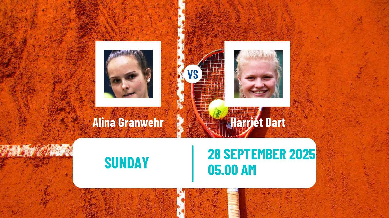 Tennis ITF W35 Monastir 5 Women Alina Granwehr - Harriet Dart