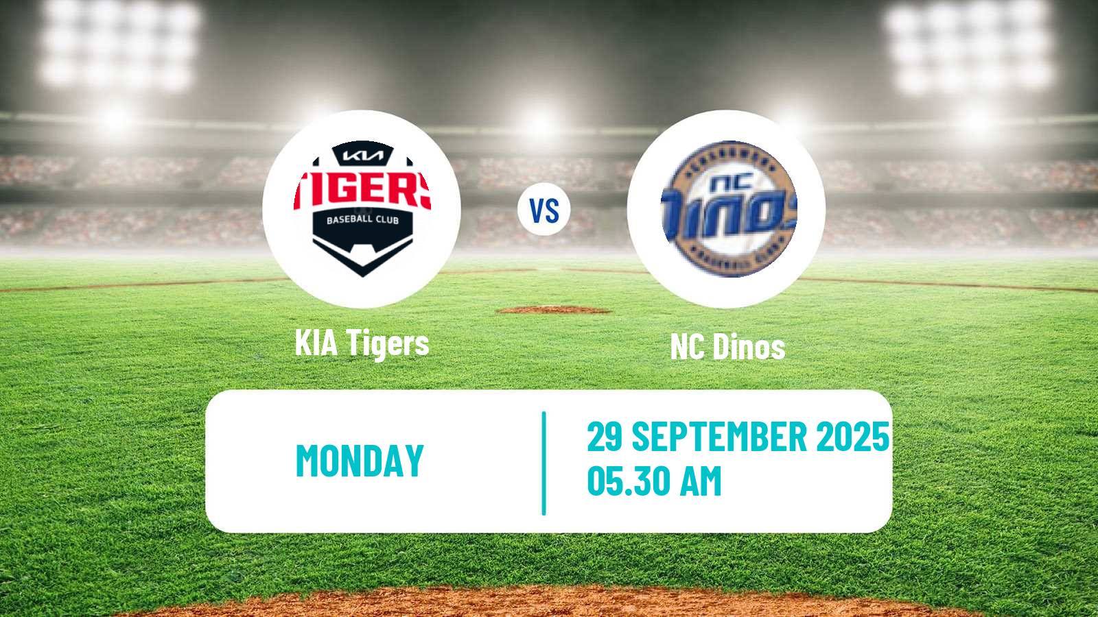 Baseball KBO KIA Tigers - NC Dinos