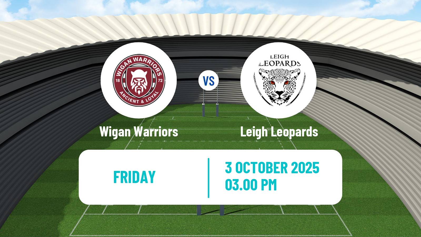 Rugby league Super League Rugby Wigan Warriors - Leigh Leopards