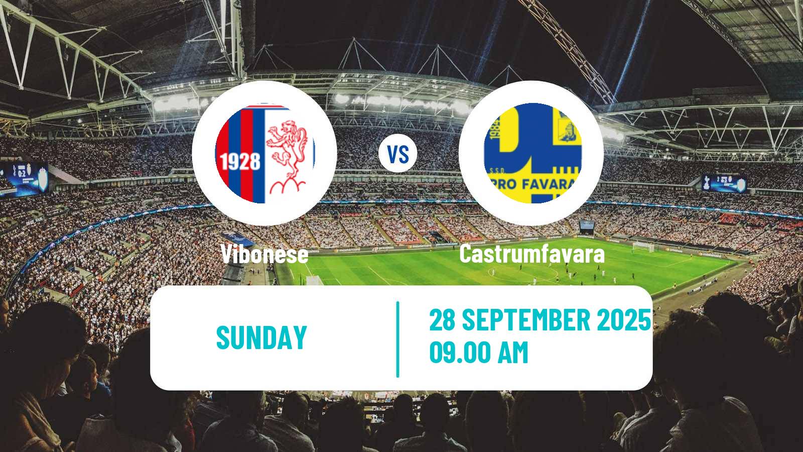 Football Italian Serie D - Group I Vibonese - Castrumfavara
