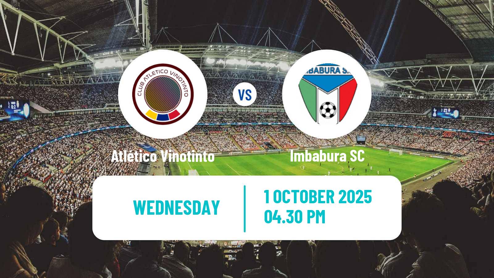 Football Ecuadorian Serie B Atlético Vinotinto - Imbabura
