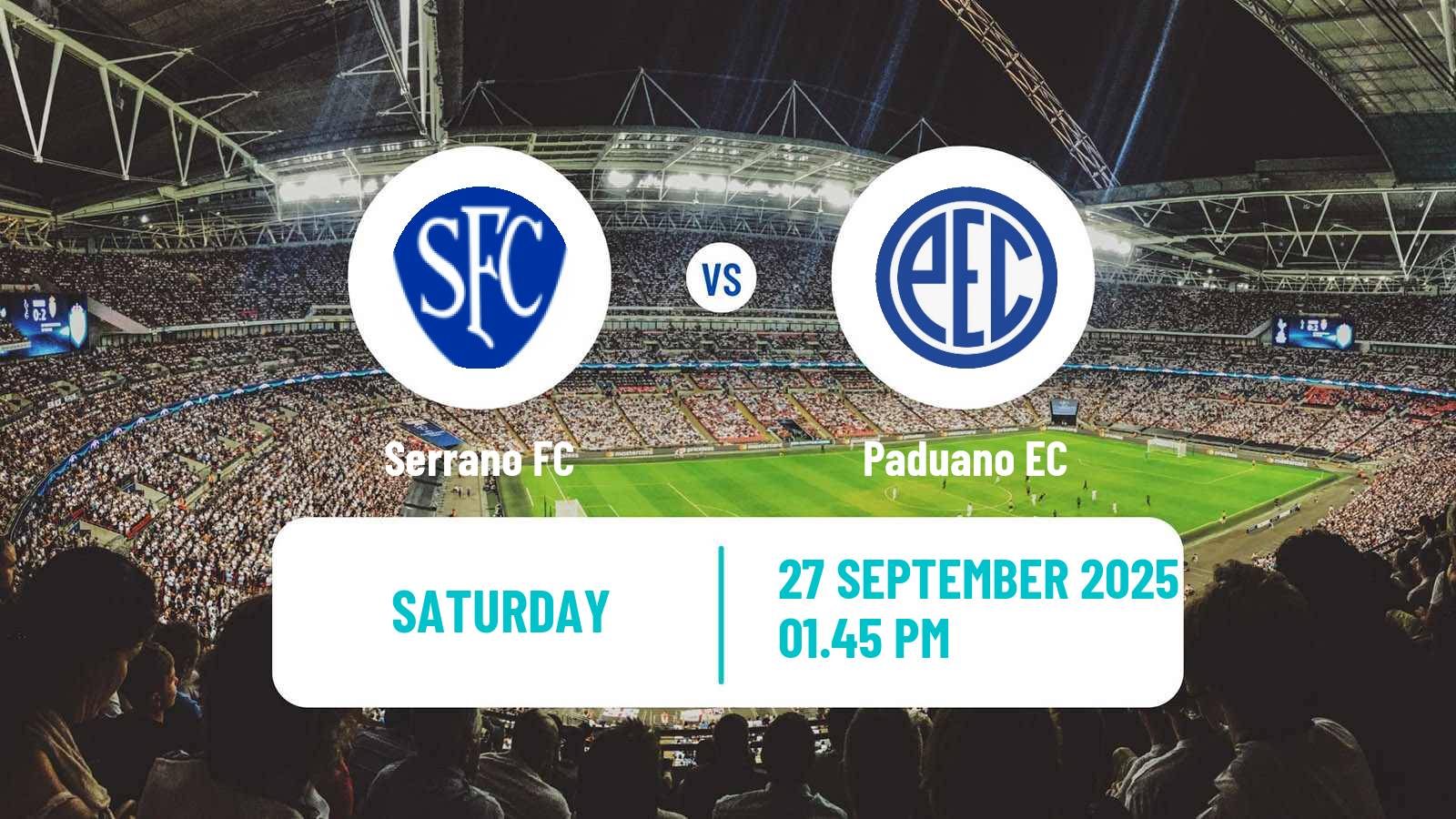 Football Brazilian Carioca B1 Serrano FC - Paduano