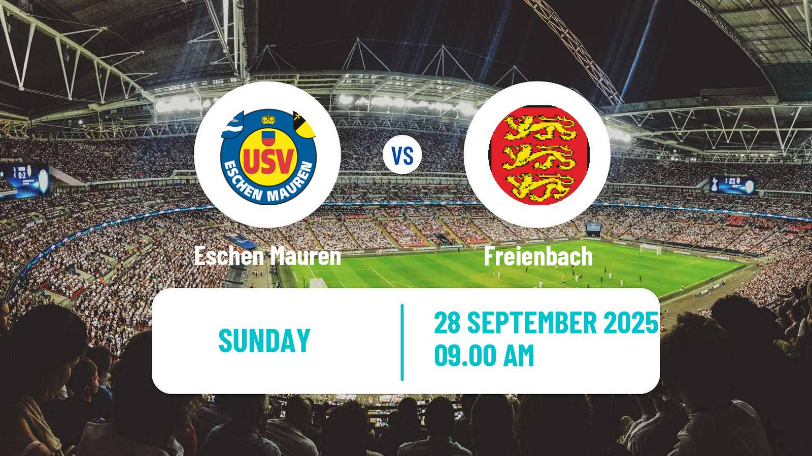 Football Swiss 1 Liga Classic Group 3 Eschen Mauren - Freienbach