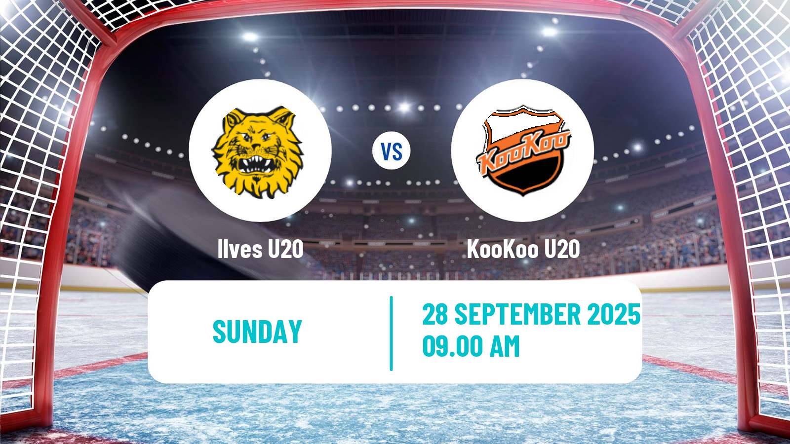 Hockey Finnish SM-sarja U20 Ilves U20 - KooKoo U20