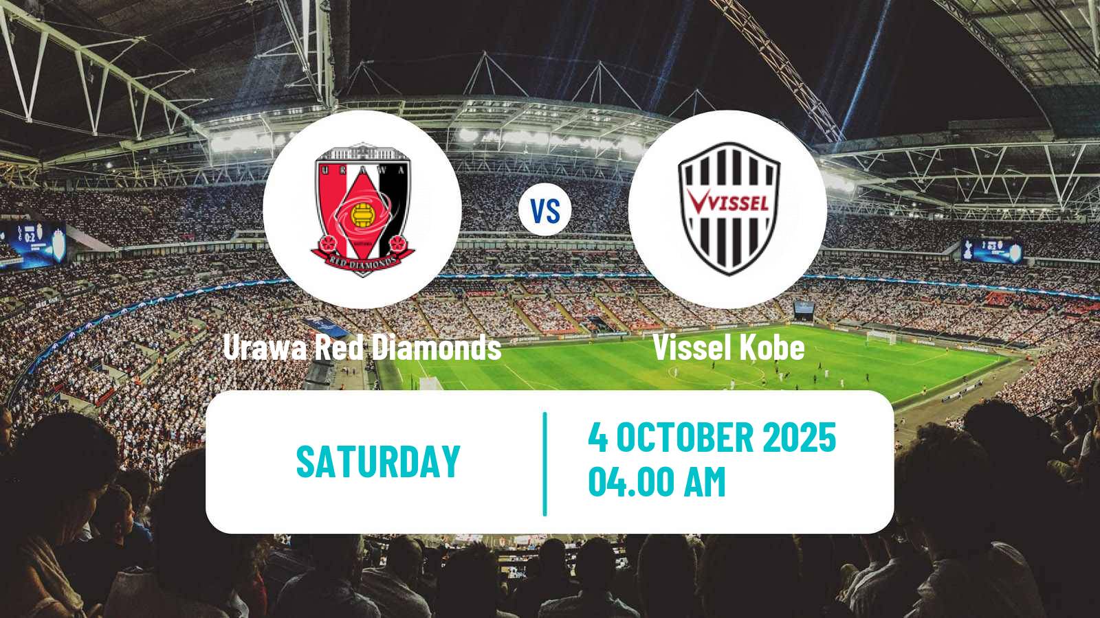 Football Japan J1 League Urawa Red Diamonds - Vissel Kobe