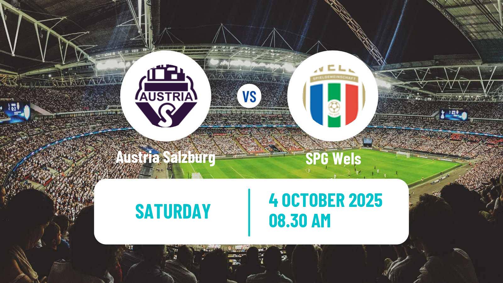 Football Austrian 2 Liga Austria Salzburg - SPG Wels