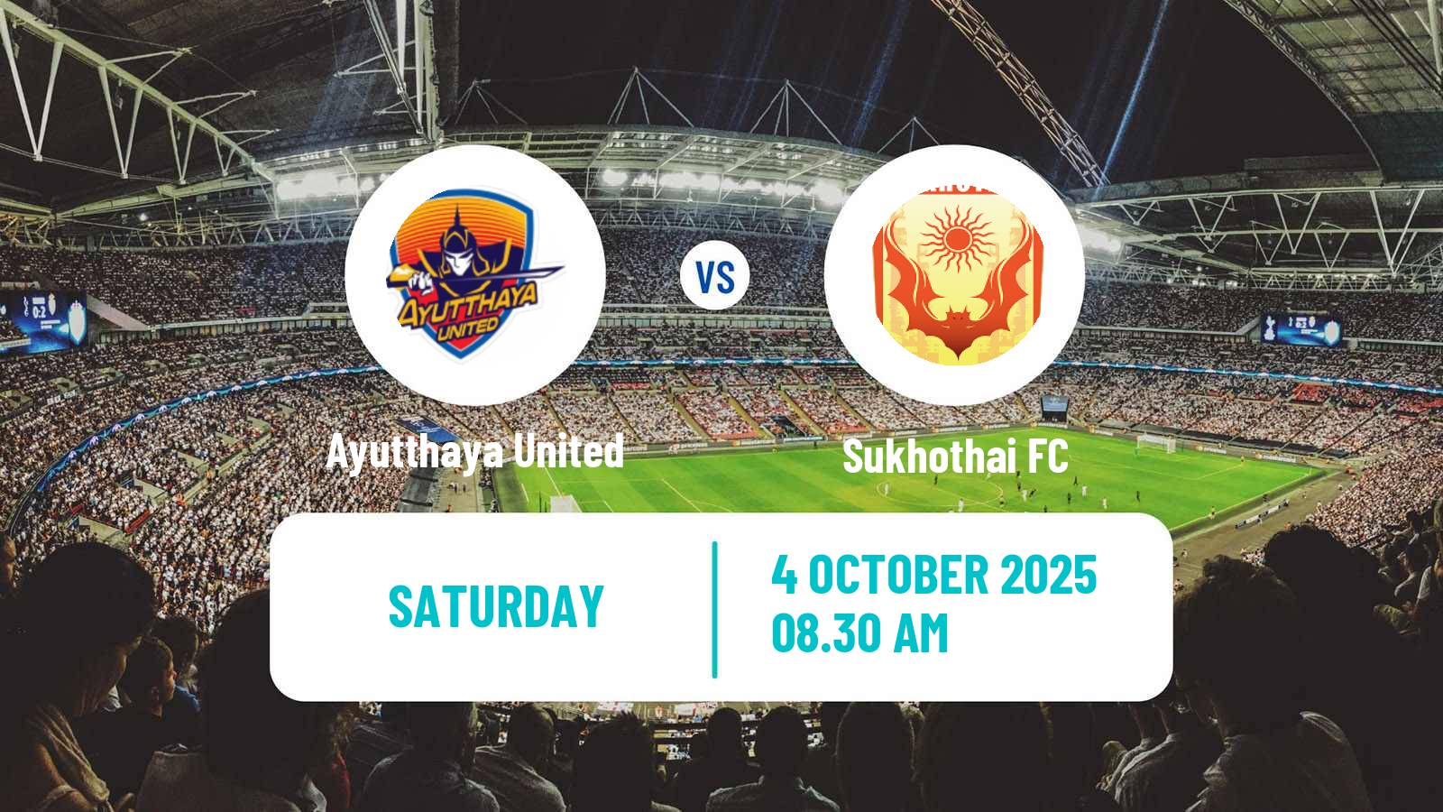 Football Thai League 1 Ayutthaya United - Sukhothai