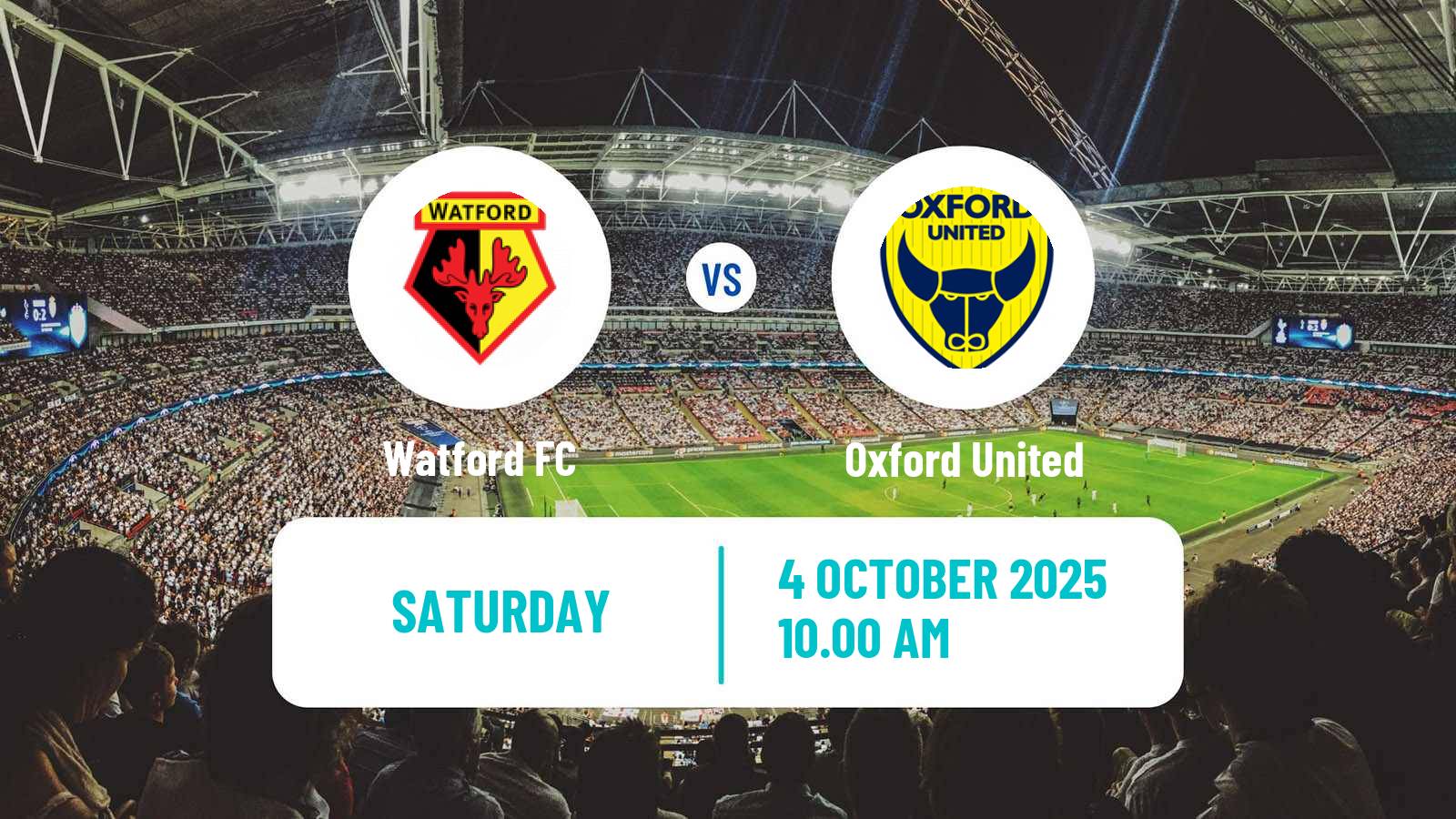 Football English League Championship Watford - Oxford United
