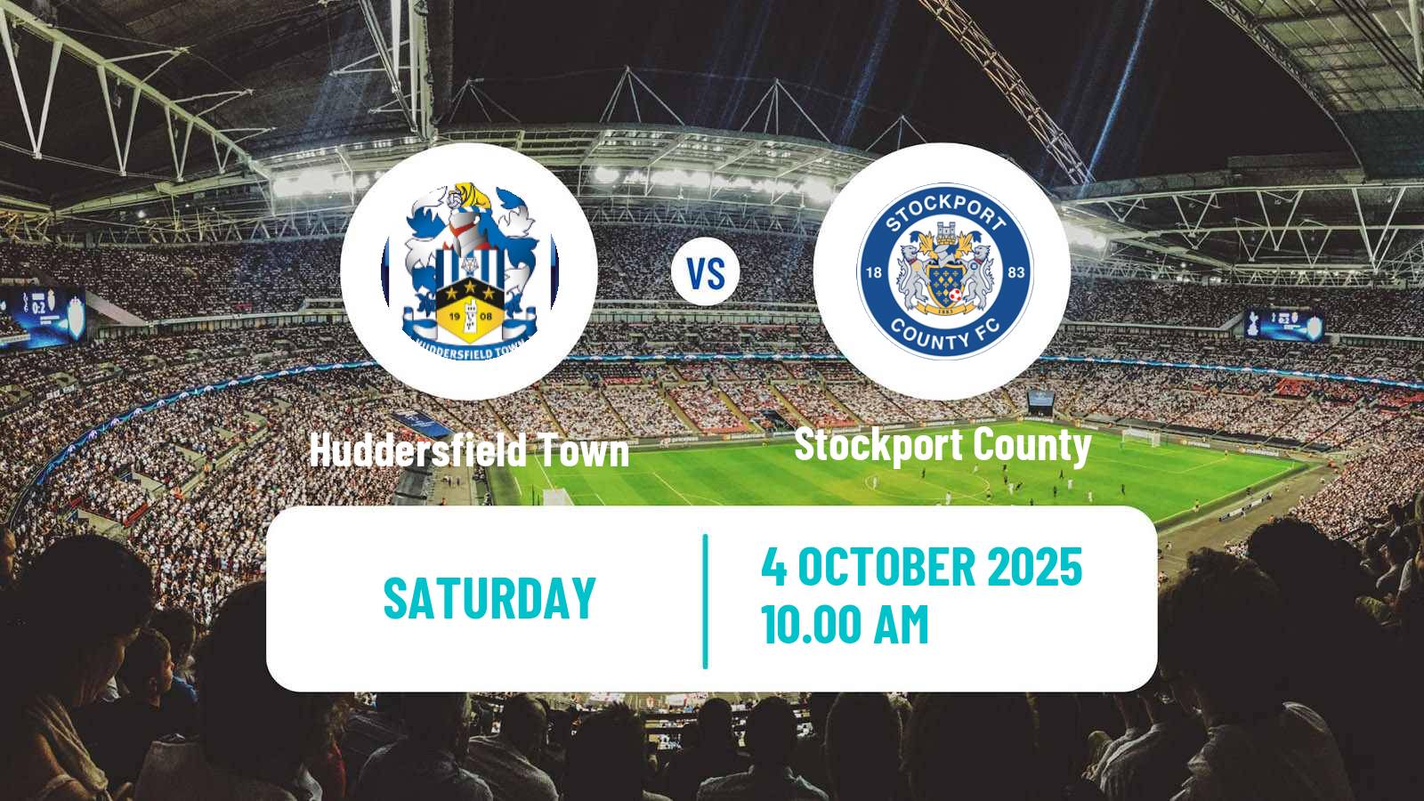 Football English League One Huddersfield Town - Stockport County