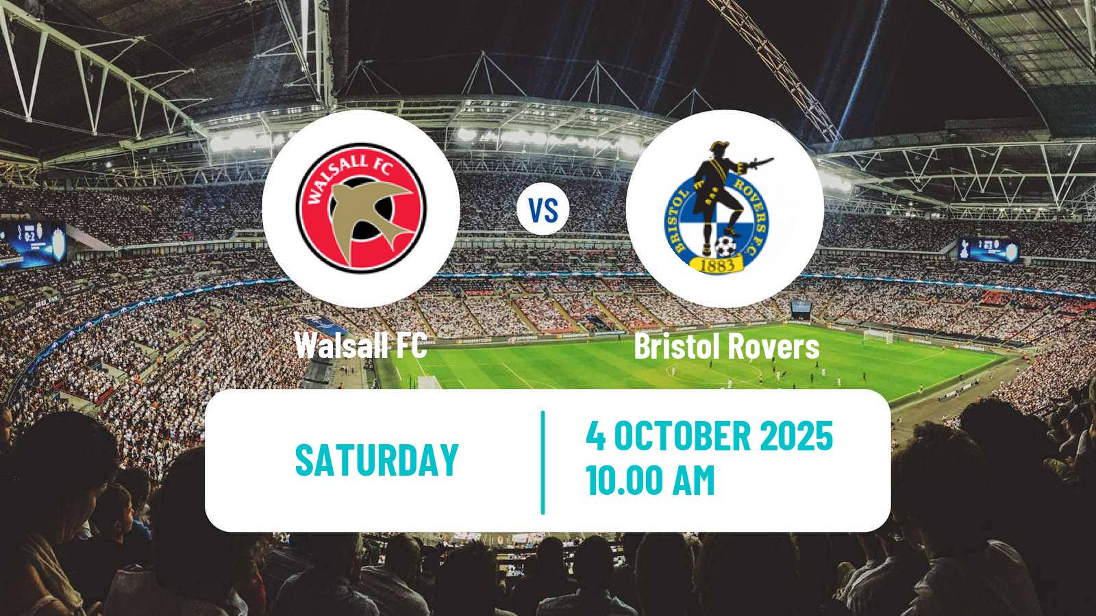 Football English League Two Walsall - Bristol Rovers