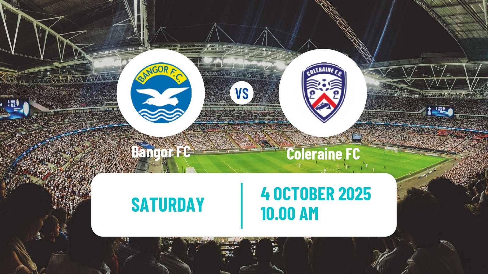 Football Northern Irish Premiership Bangor - Coleraine