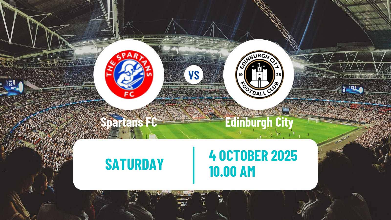 Football Scottish League Two Spartans - Edinburgh City