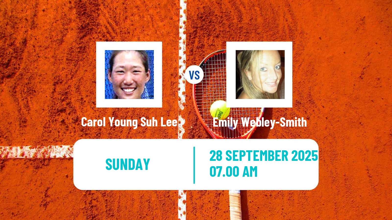Tennis Samsun Challenger Women Carol Young Suh Lee - Emily Webley-Smith