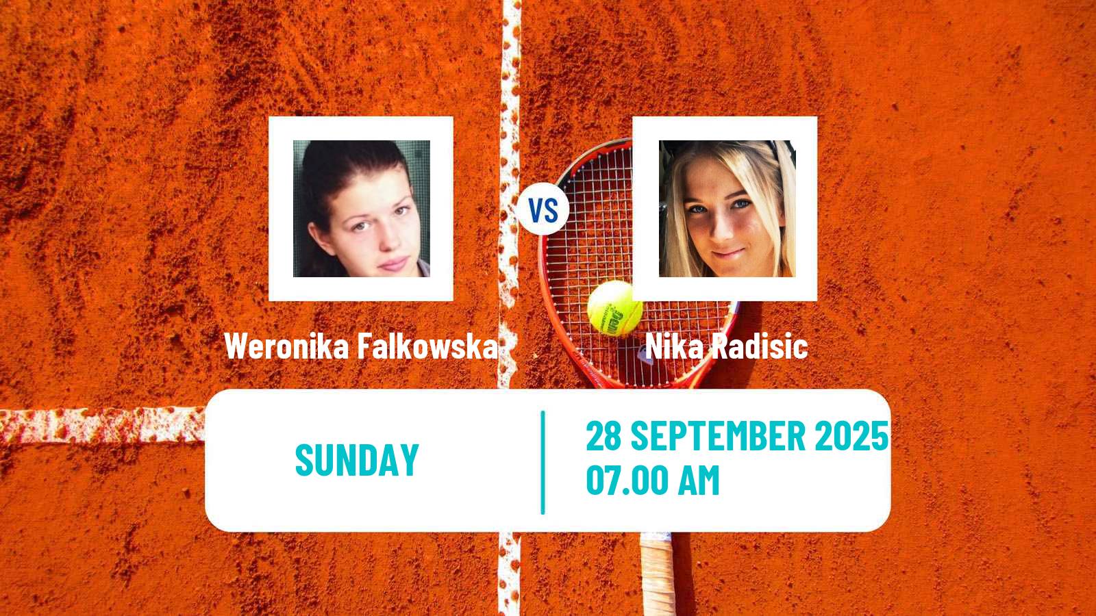 Tennis Samsun Challenger Women Weronika Falkowska - Nika Radisic