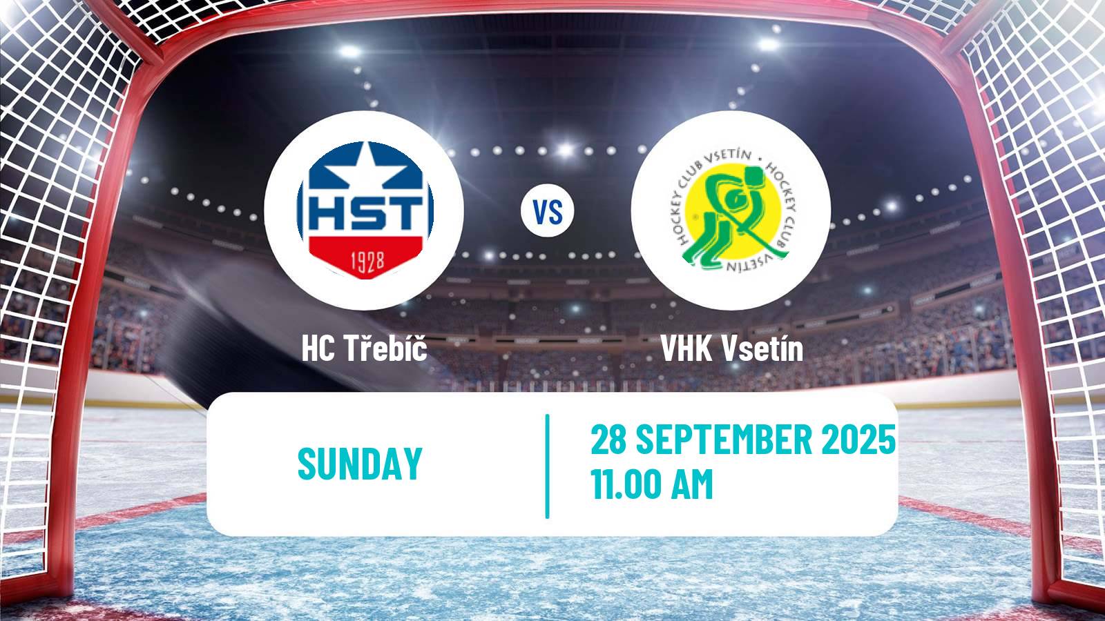 Hockey Czech Chance Liga Třebíč - Vsetín