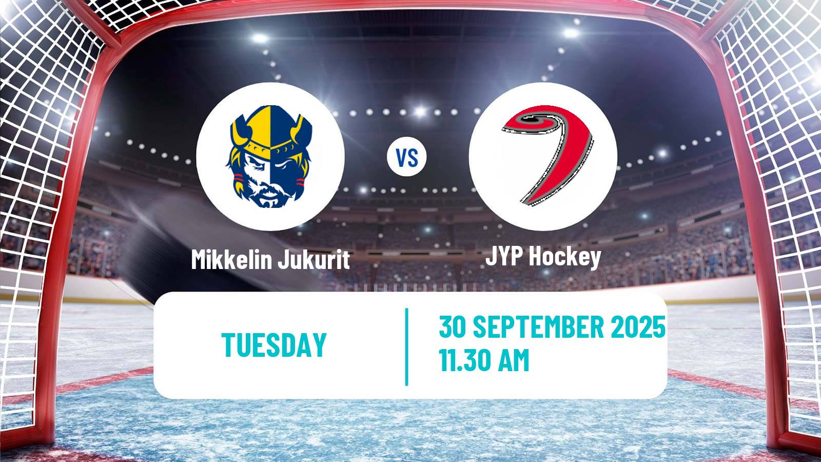 Hockey Finnish SM-liiga Mikkelin Jukurit - JYP