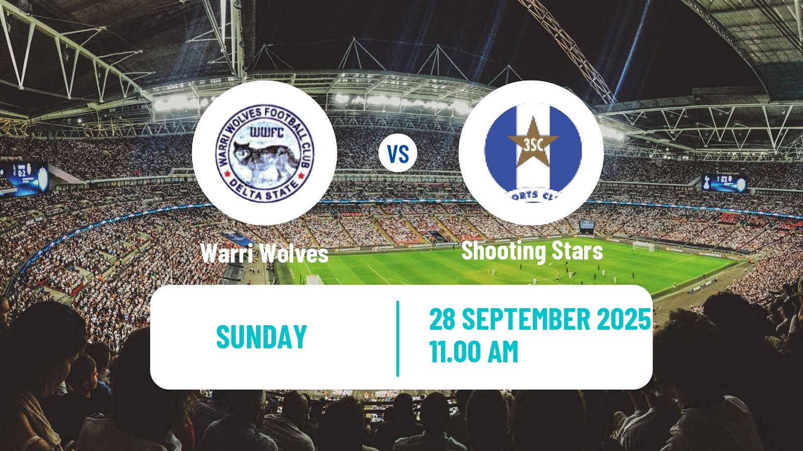 Football Nigerian Premier League Warri Wolves - Shooting Stars