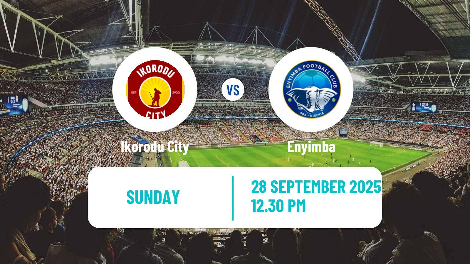 Football Nigerian Premier League Ikorodu City - Enyimba