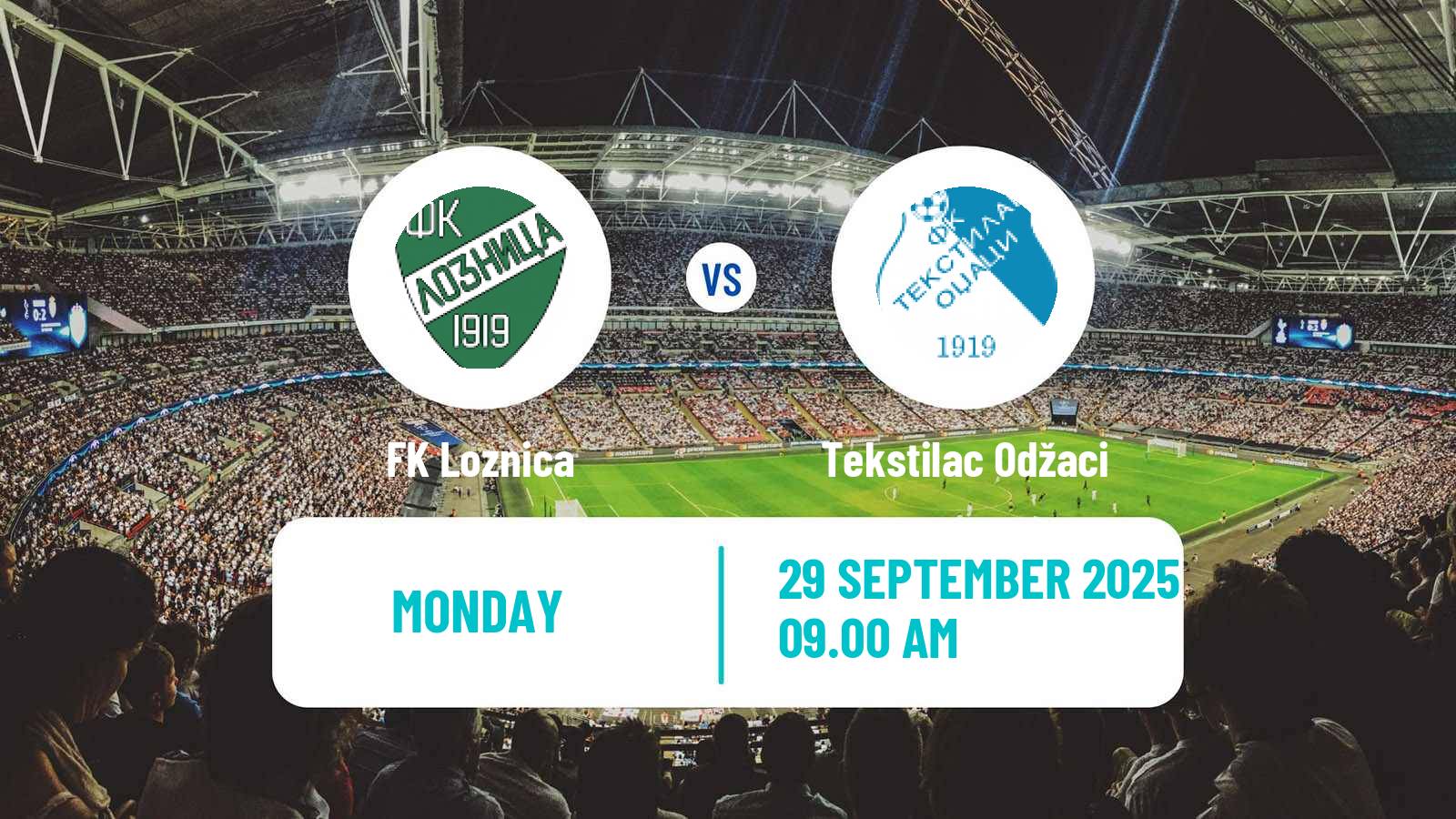 Football Serbian Prva Liga Loznica - Tekstilac Odžaci