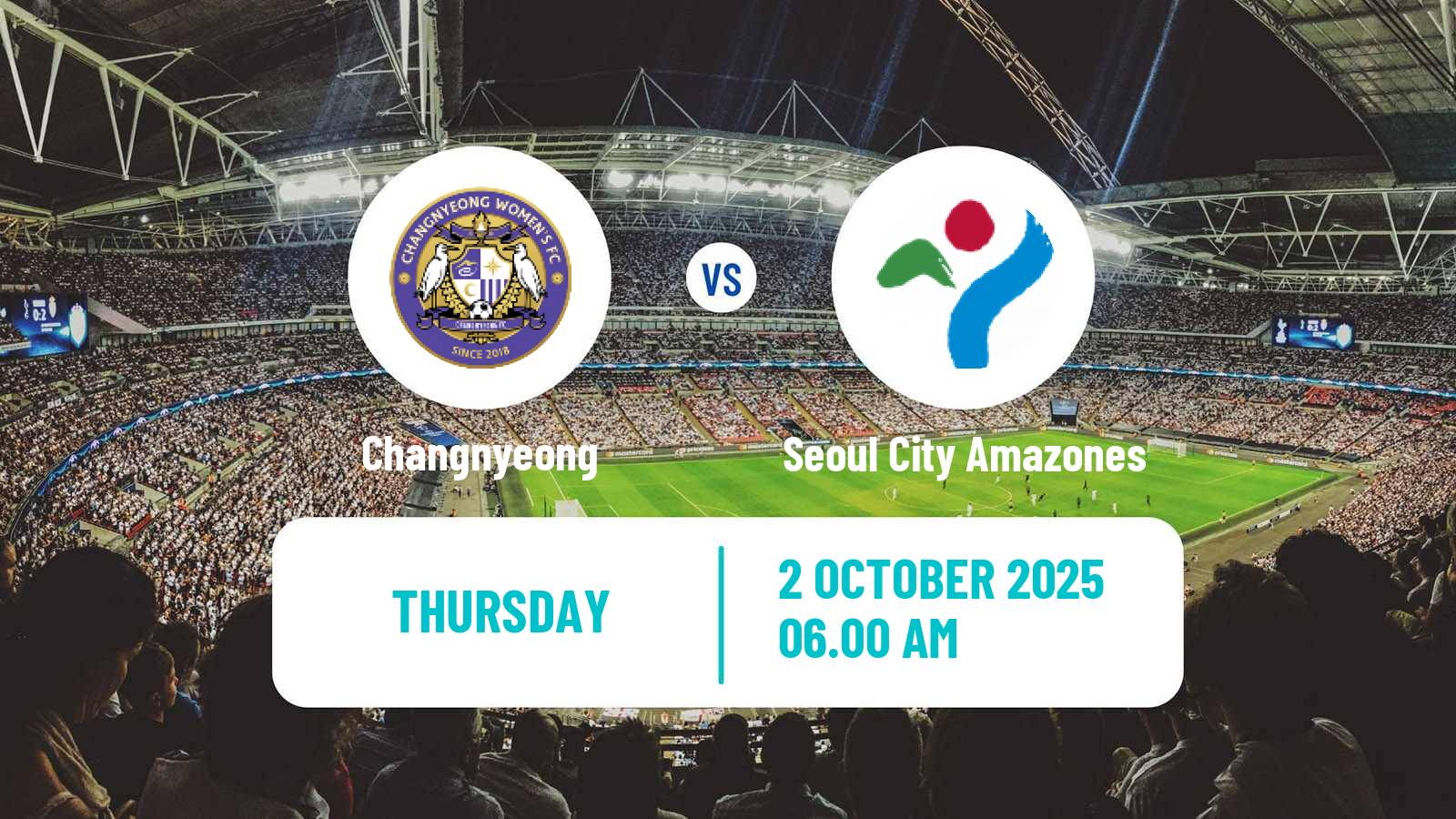 Football South Korean WK League Changnyeong - Seoul City Amazones