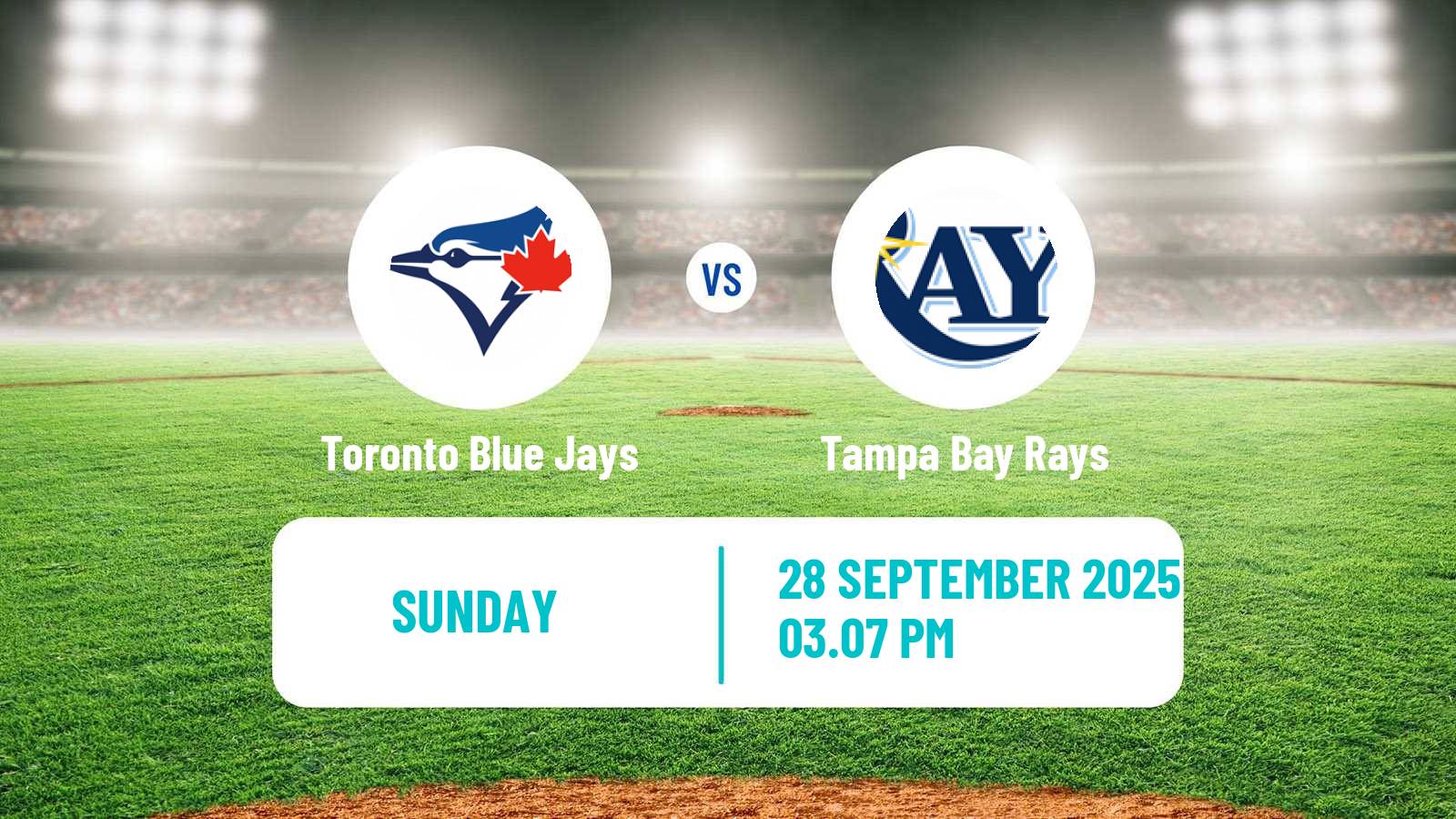 Baseball MLB Toronto Blue Jays - Tampa Bay Rays