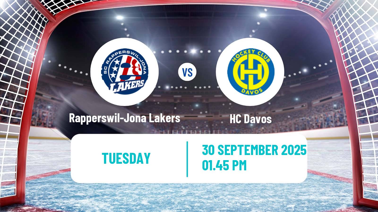 Hockey Swiss National League Hockey Rapperswil-Jona Lakers - Davos