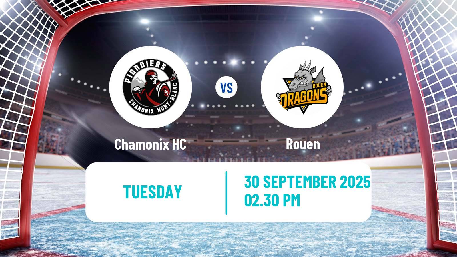 Hockey French Ligue Magnus Chamonix - Rouen
