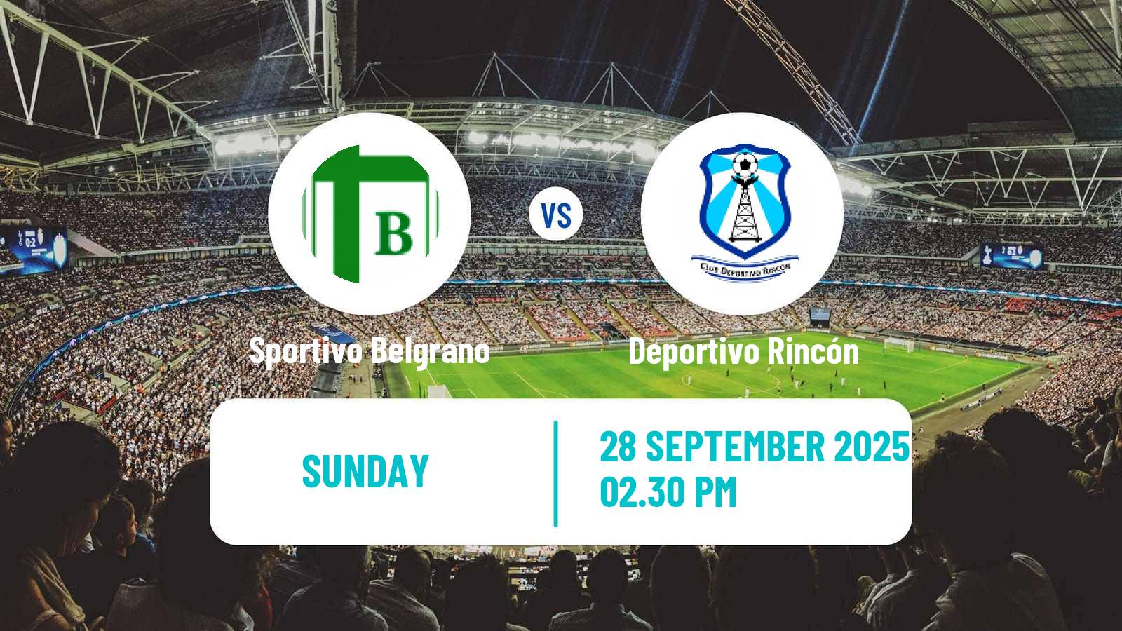 Football Argentinian Torneo Federal Sportivo Belgrano - Deportivo Rincón