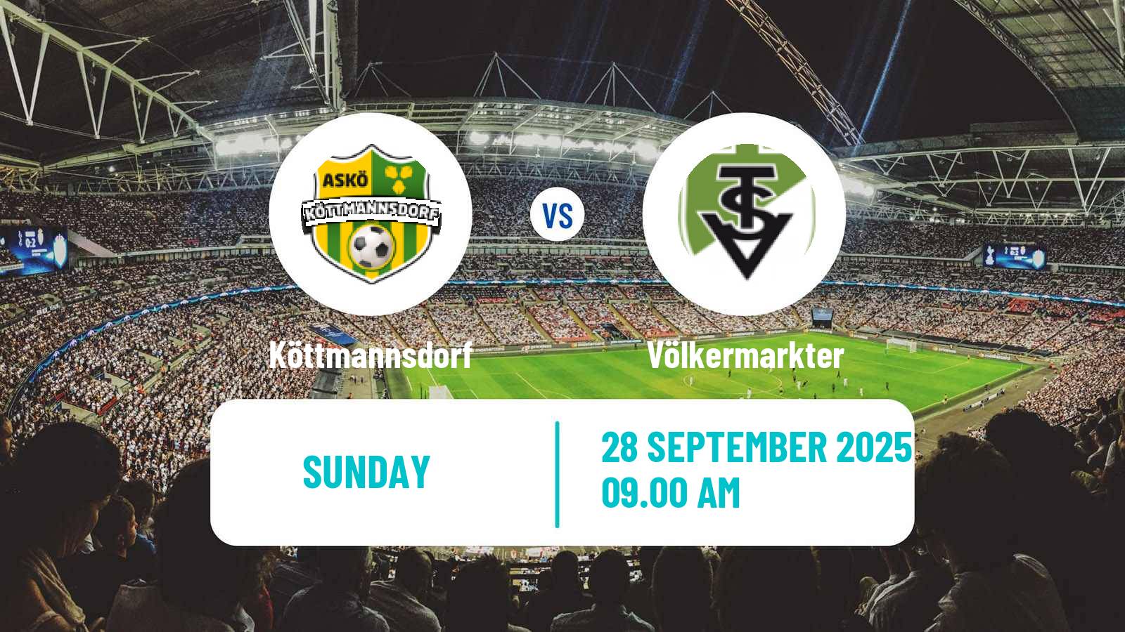 Football Austrian Landesliga Karnten Köttmannsdorf - Völkermarkter