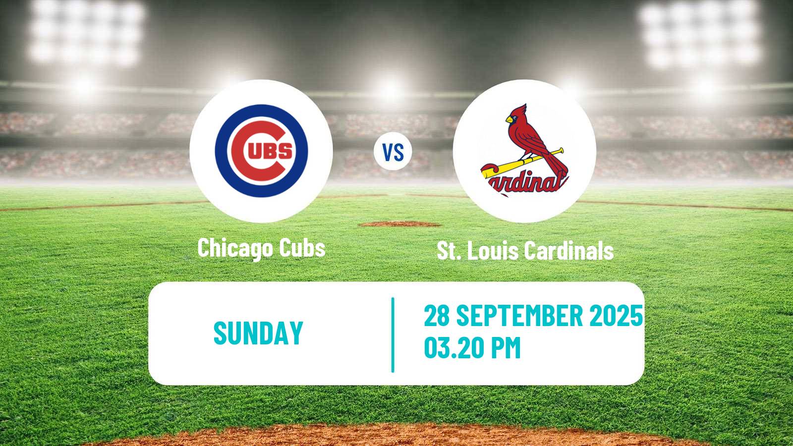 Baseball MLB Chicago Cubs - St. Louis Cardinals